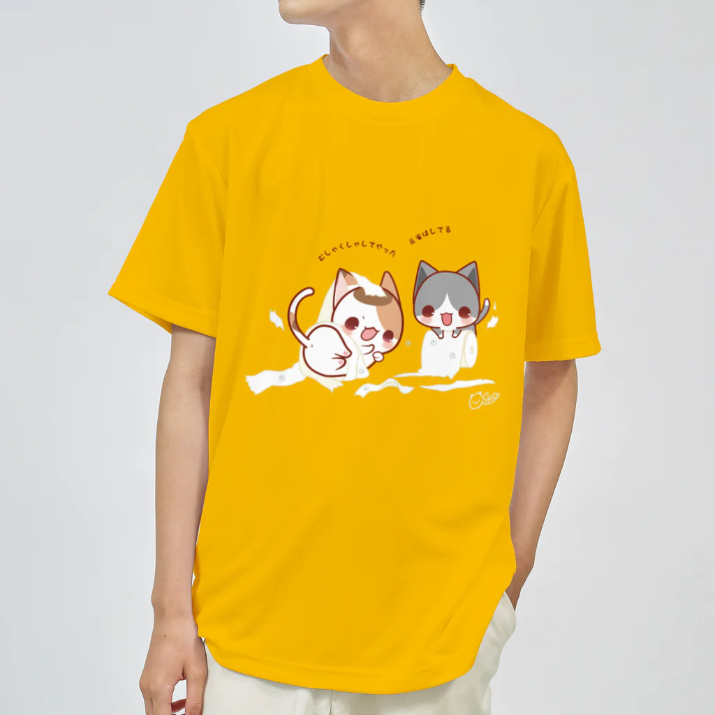 aska/ねこのかんづめのいたずらっこ ドライTシャツ