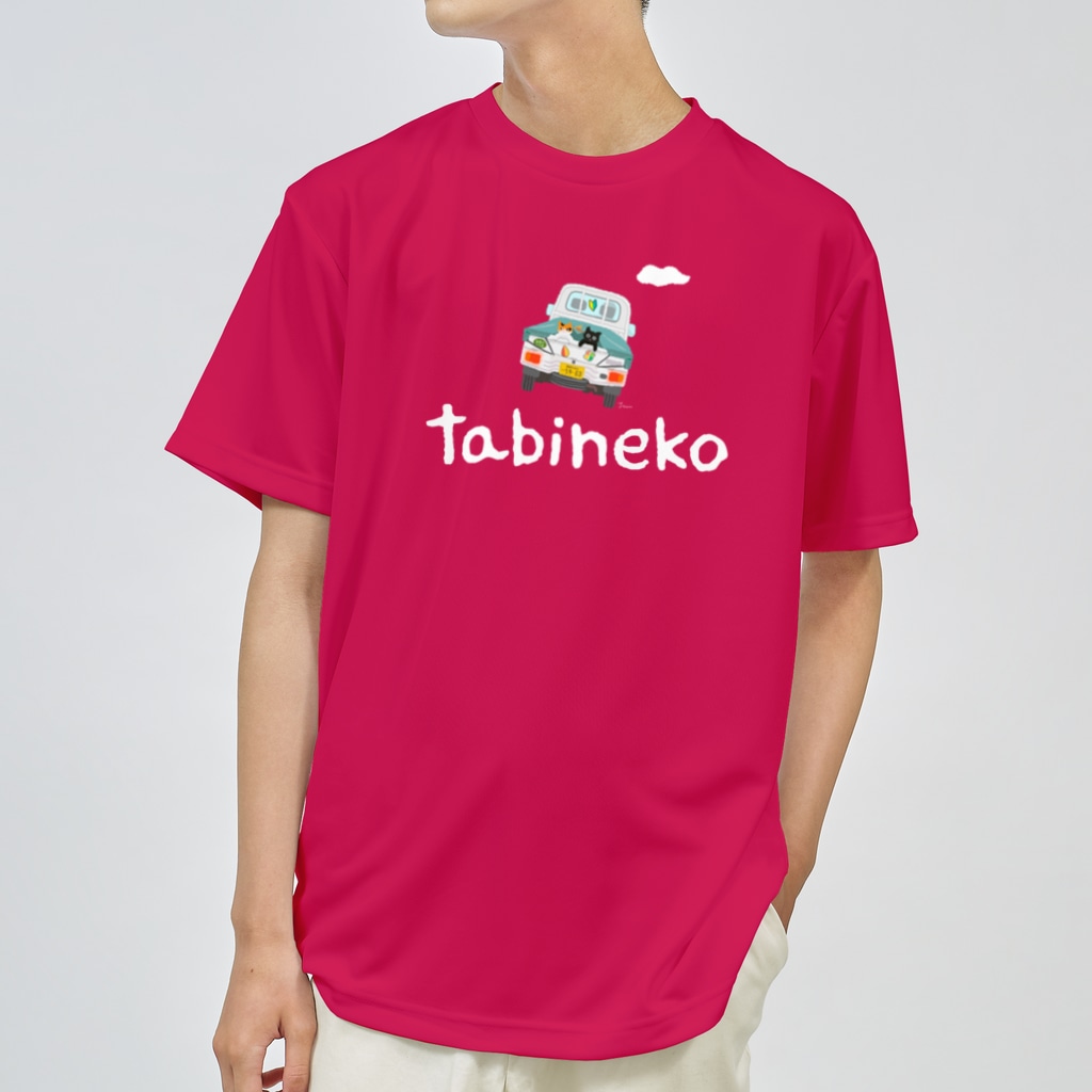 たびねこグッズSHOPのたびねこ-軽トラの旅 Dry T-Shirt