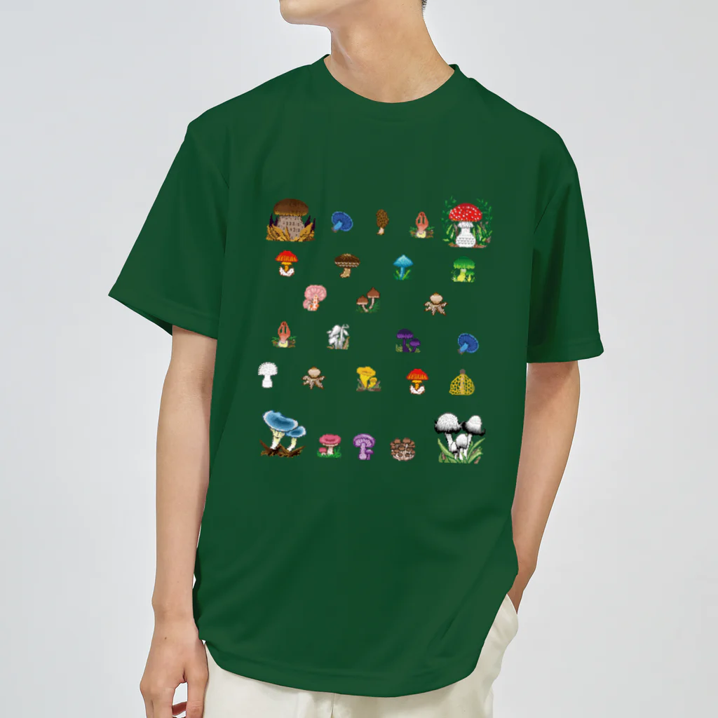 Shima.shimaのDot Mushroom ドットきのこＴ Dry T-Shirt