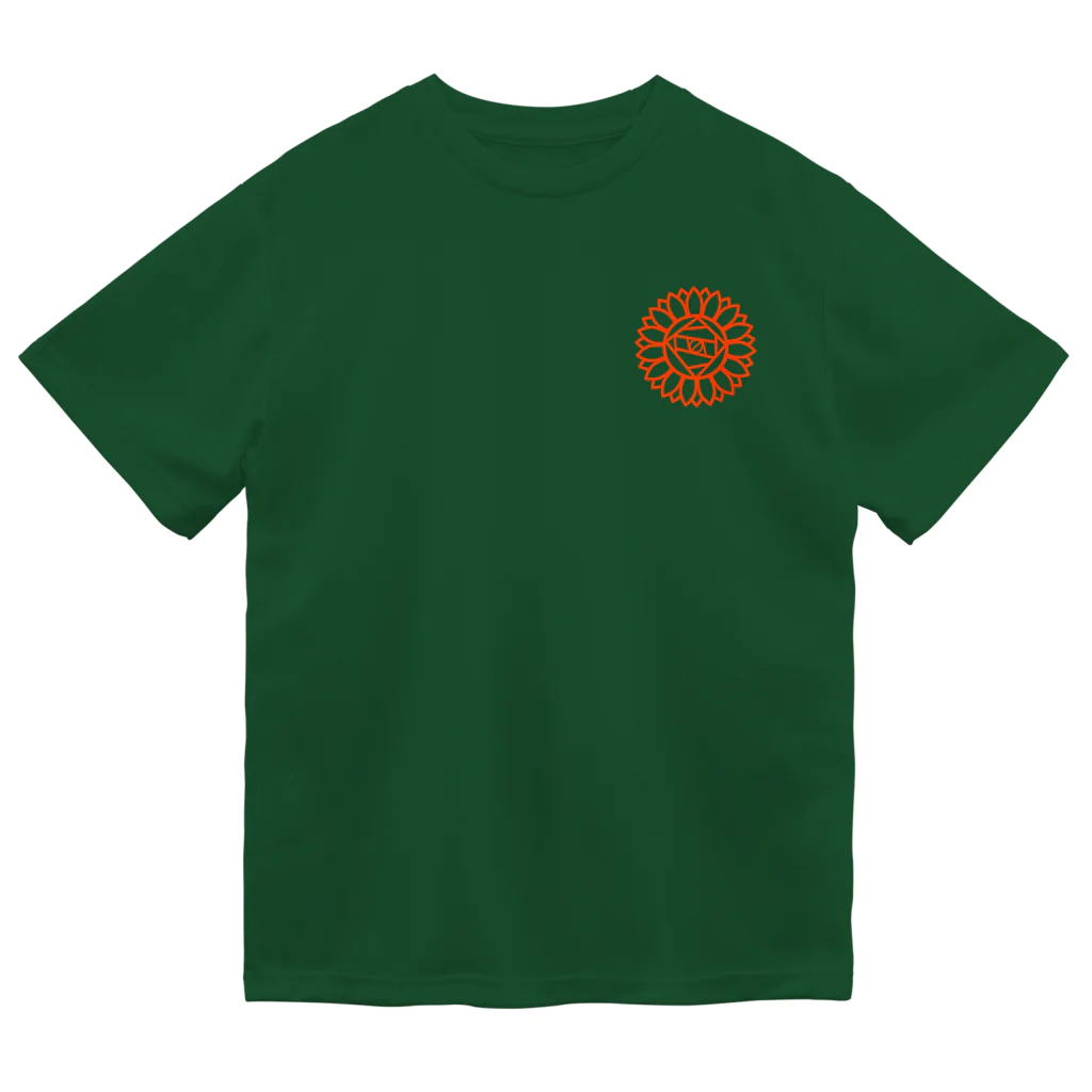 Louis.のGreen and Orange Dry T-Shirt