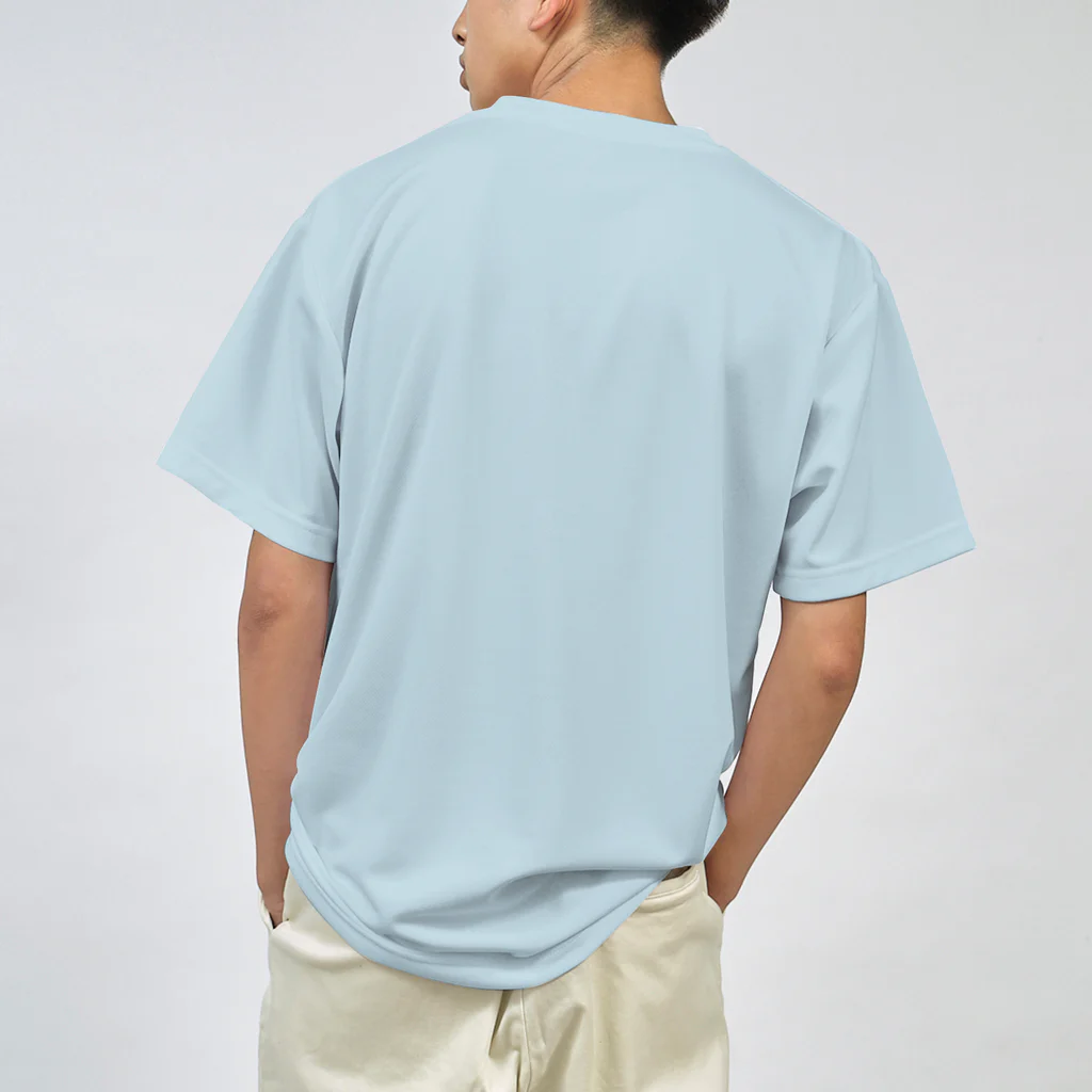 Aldi Bodyのダンベルsimpleロゴ:水色 ドライTシャツ