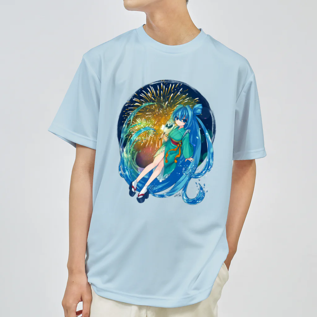 tear#s STOREの長良川ちゃん「HANABI」B type Dry T-Shirt