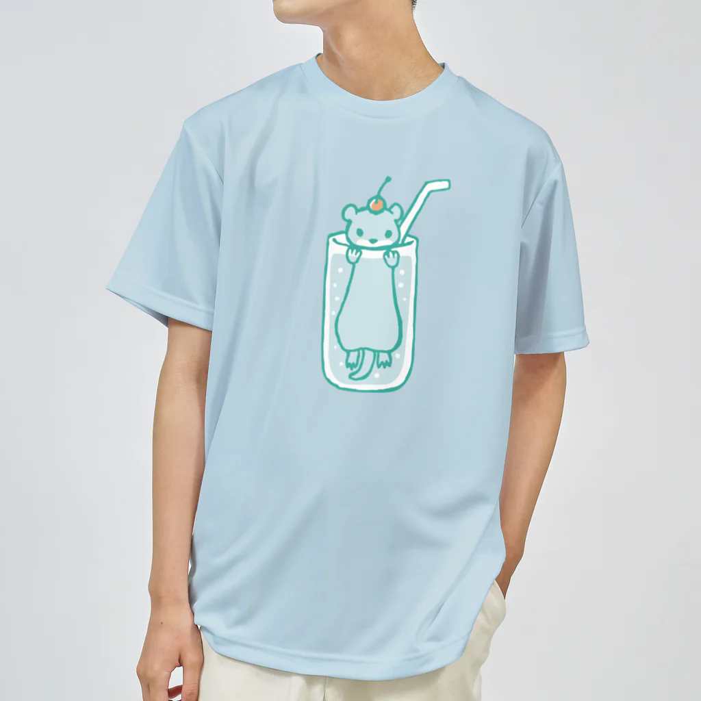 あずき缶のカワウソーダ Dry T-Shirt