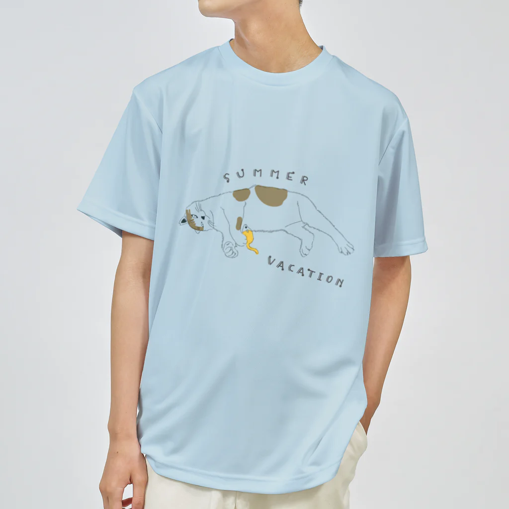 nucottesaicouのサマーバケーション（透過版） ドライTシャツ