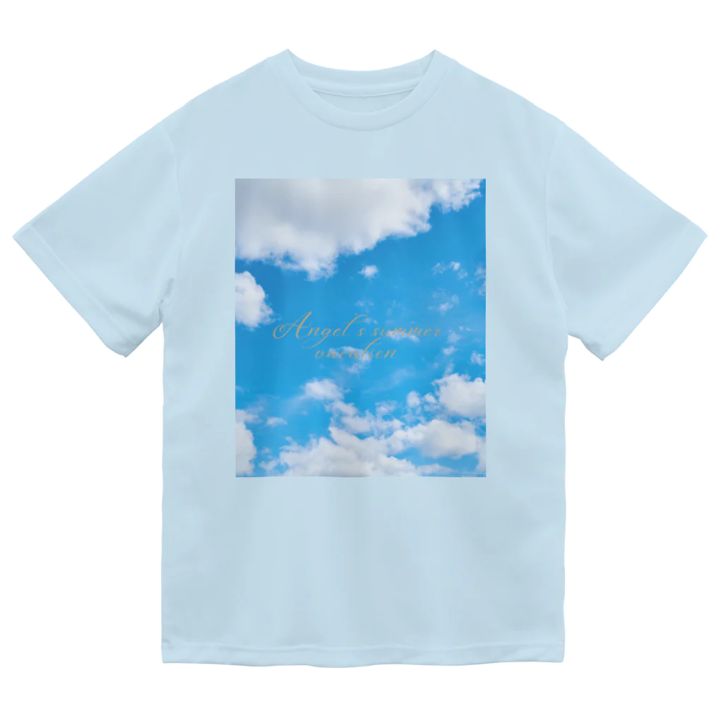 ゆにねこ惑星のପ天使の夏休みଓ青空旅行(枠なし) Dry T-Shirt