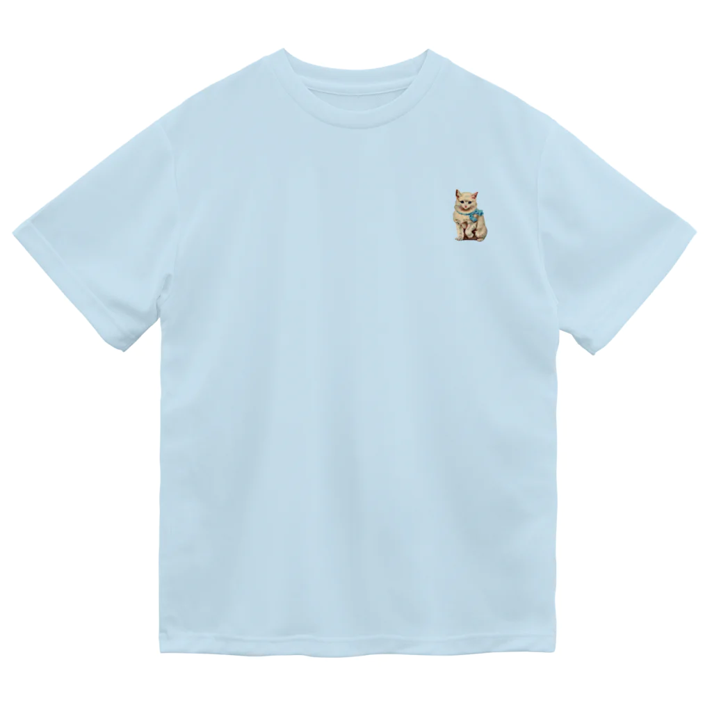 海賊猫 cocoのvictorian cat♡Donation♡お茶会ねこちゃん 『ねこのお茶会』 Dry T-Shirt