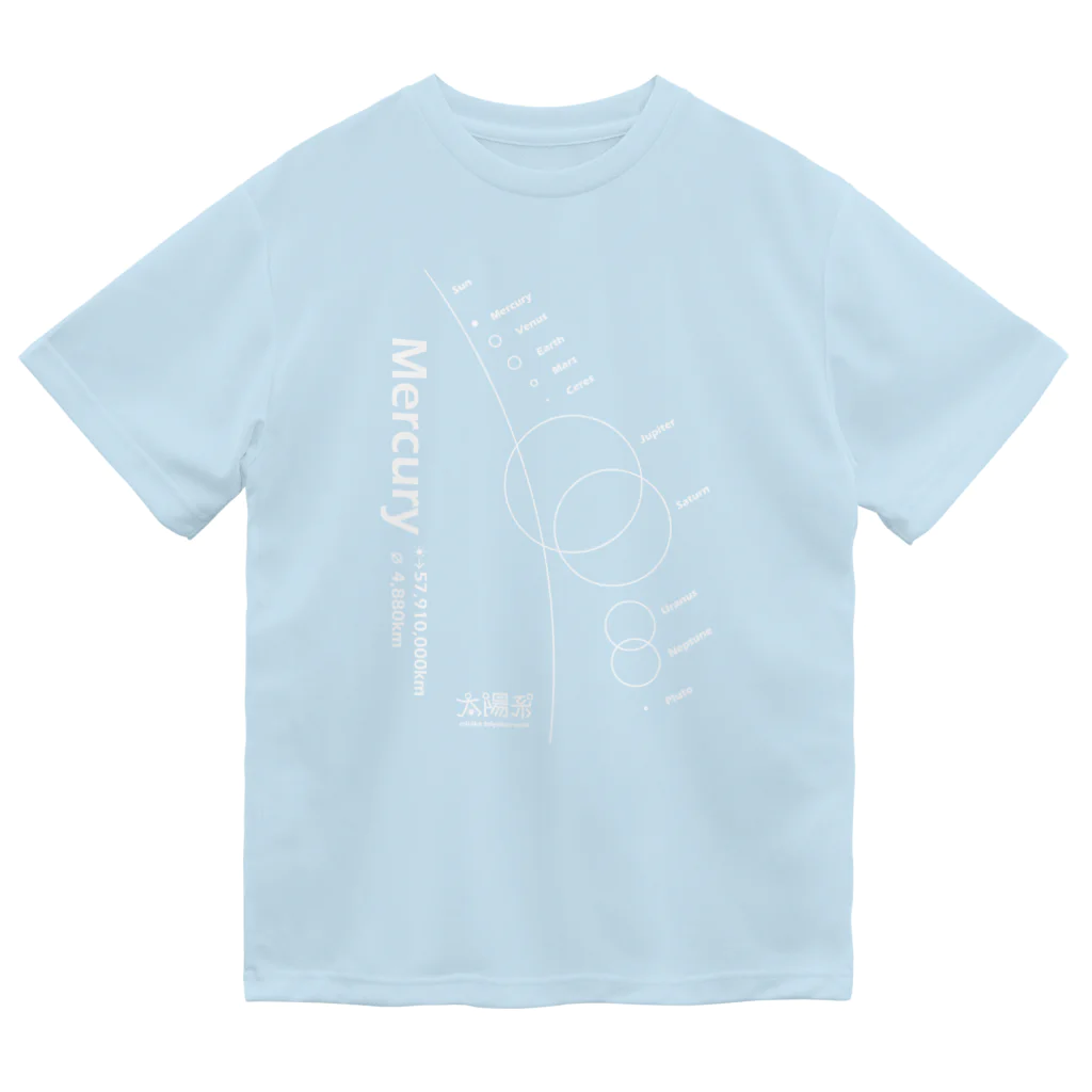 CoCoCotのMercury/水星＜みたか太陽系ウォーク応援！＞ ドライTシャツ