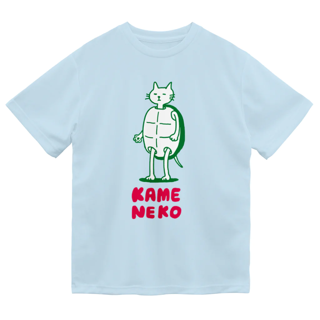 Ｄ・にゃん洋品店のカメネコさん ドライTシャツ