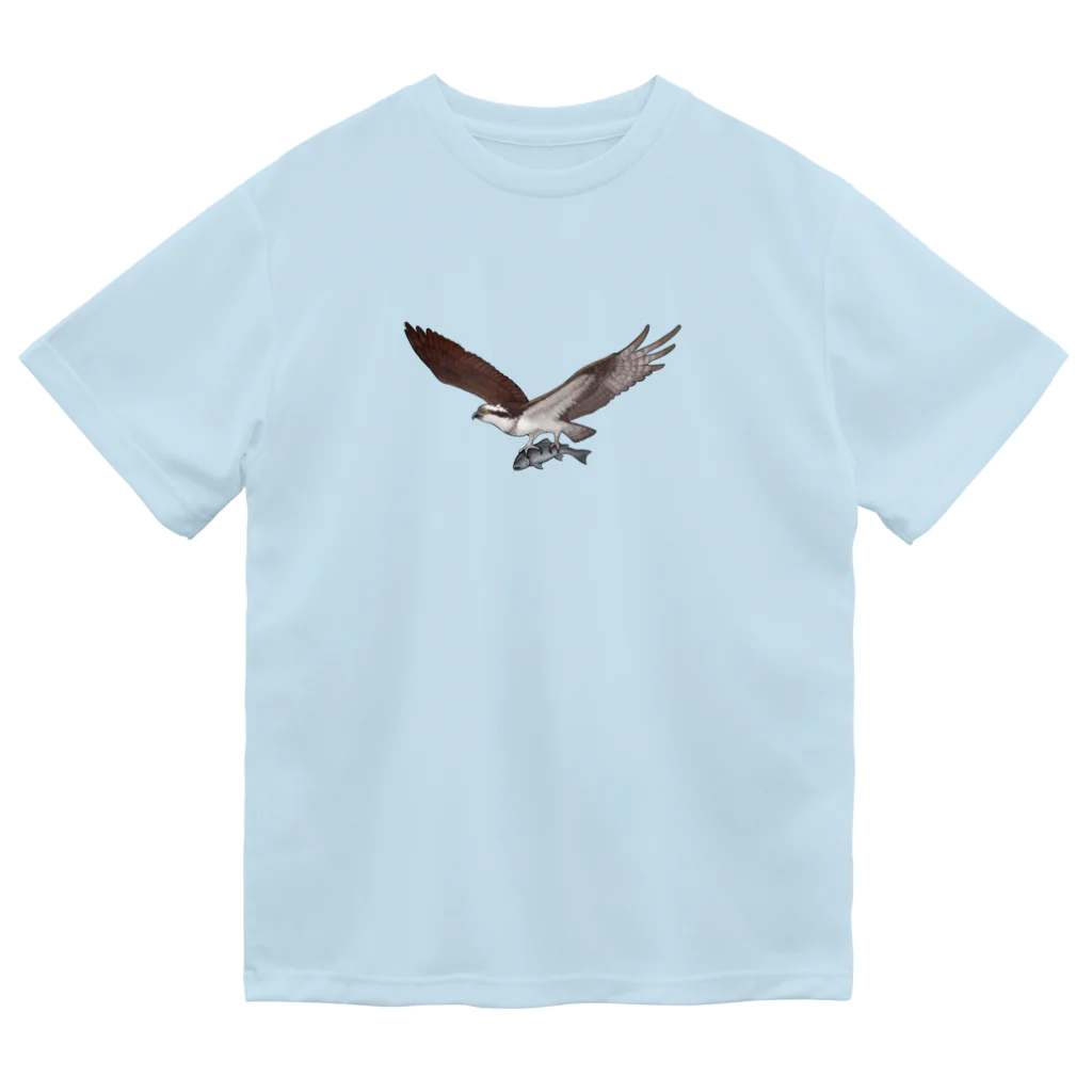 狐灯籠　野鳥支店のランチタイムのミサゴ ドライTシャツ