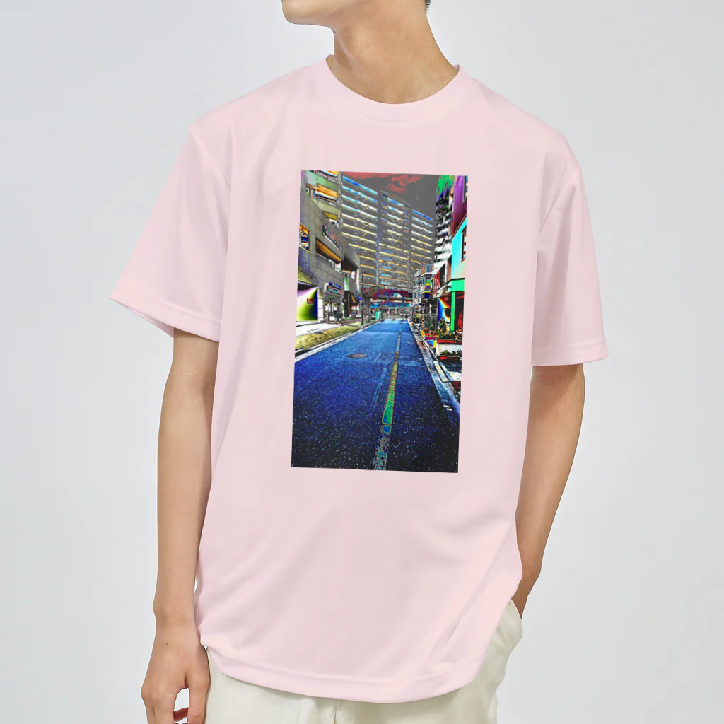 gpjt_753-dmの街並み ドライTシャツ