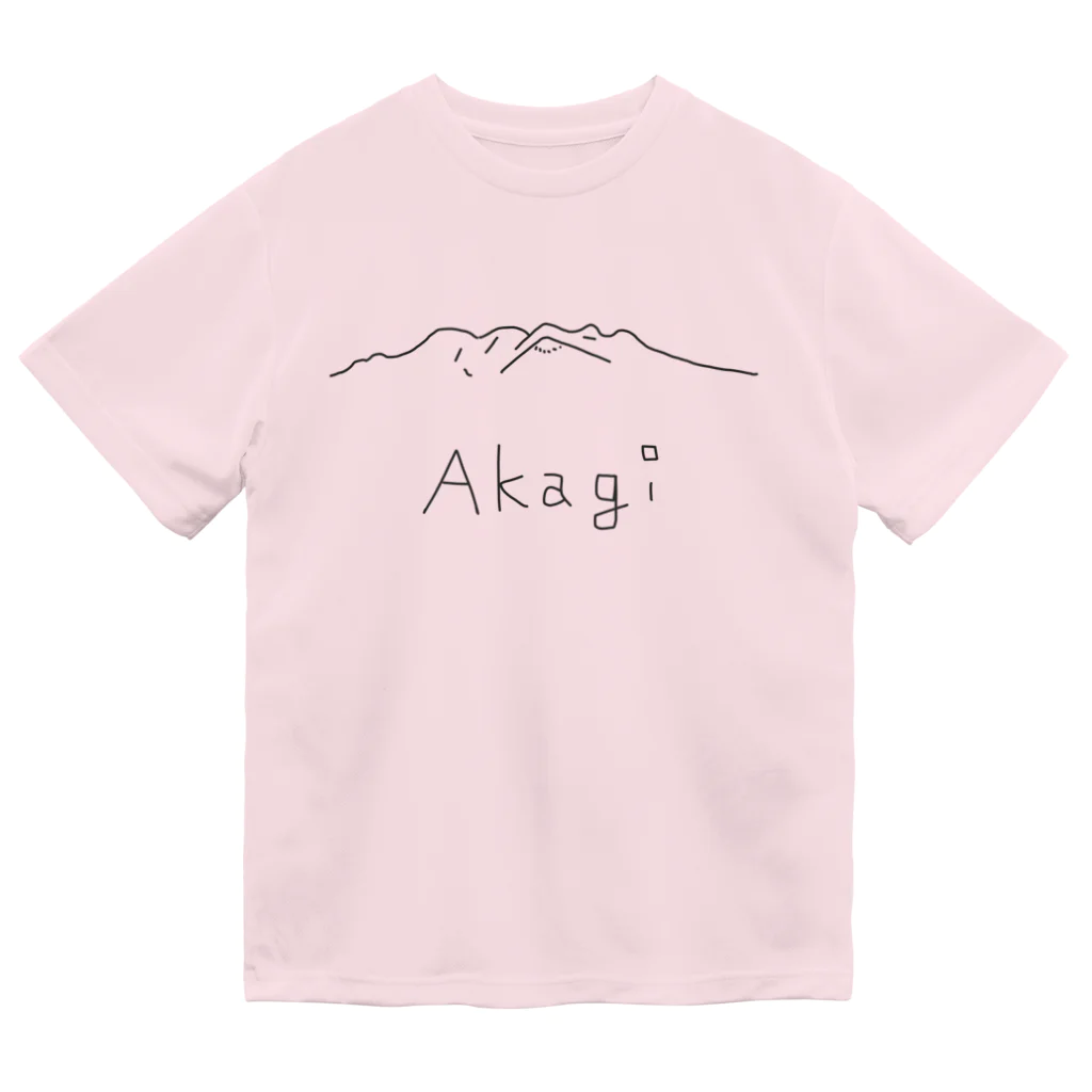 道草屋の赤城山-Akagi- ドライTシャツ