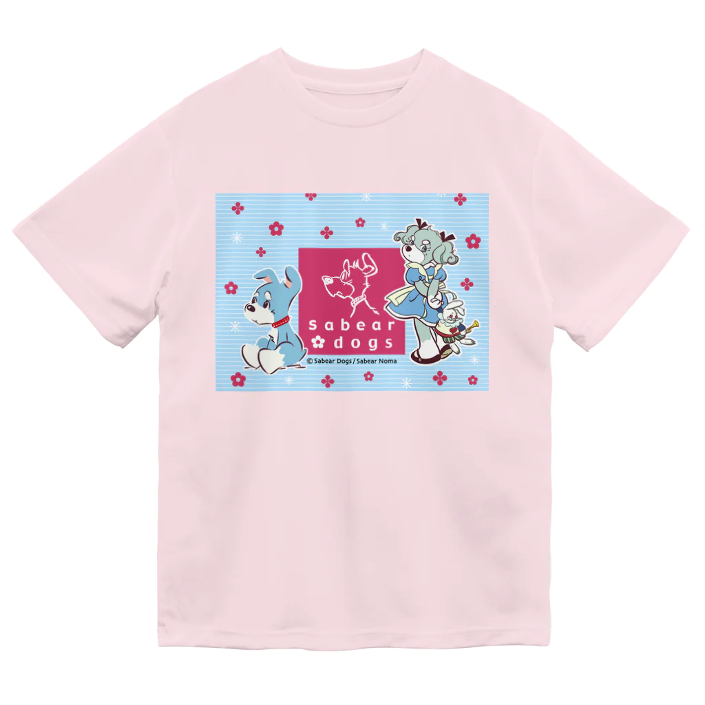 obosa_DENS/SABEAR_shop ＠SUZURIのsabear dogs キービジュアル_ウエア ドライTシャツ