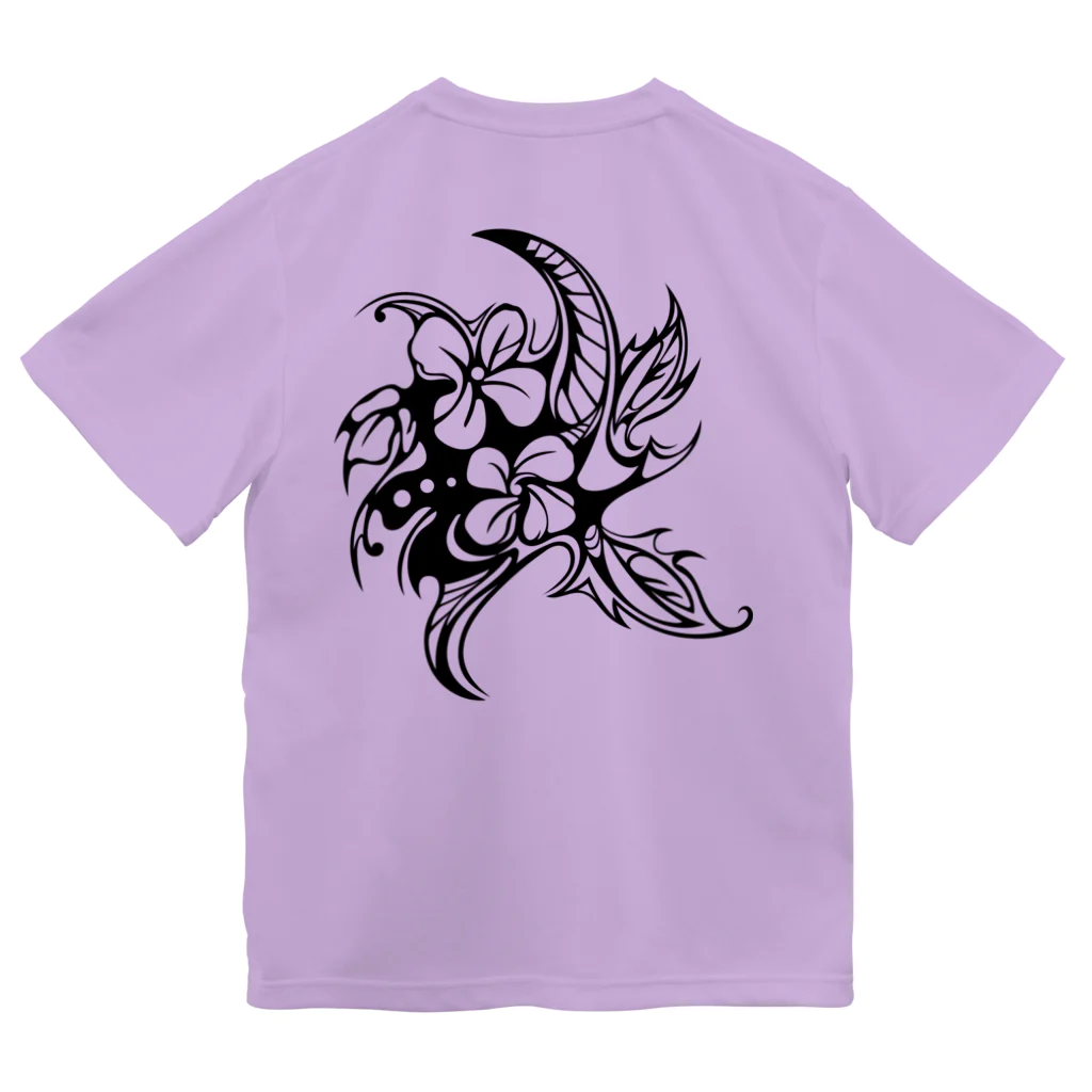 Tribal 70 Designのトライバル【花】 Dry T-Shirt
