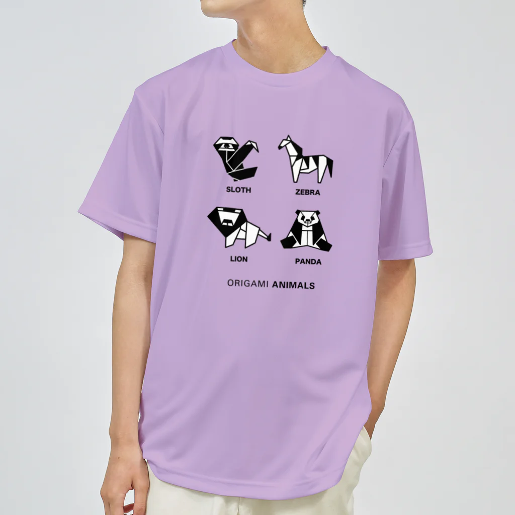 muneji_origamiのOEIGAMI ANIMALS Dry T-Shirt