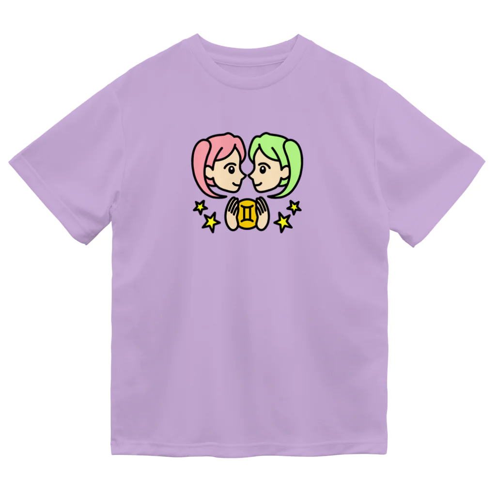 Yukarinaの星座ショップのふたご座♊ ドライTシャツ