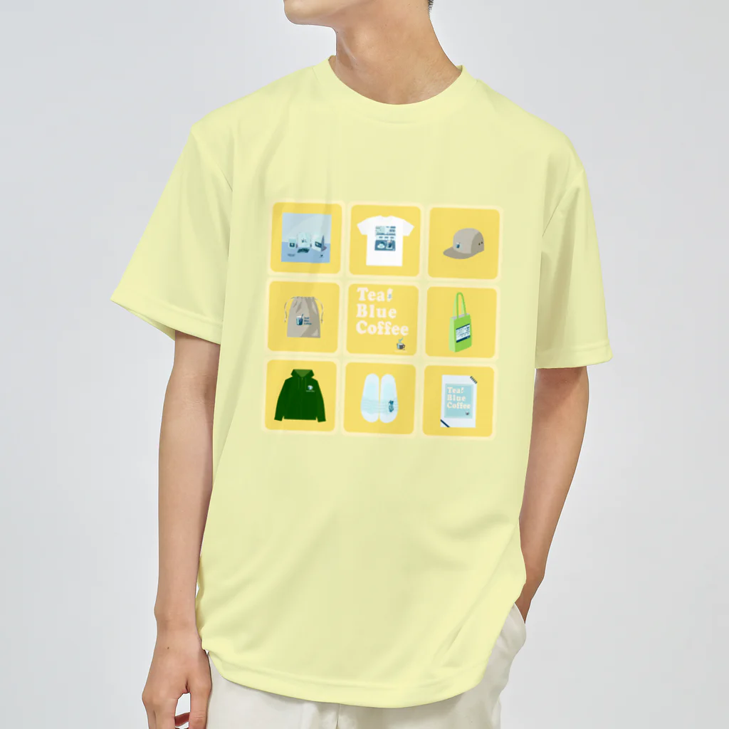 Teal Blue CoffeeのTealBlueItems _Cube YELLOW Ver. Dry T-Shirt