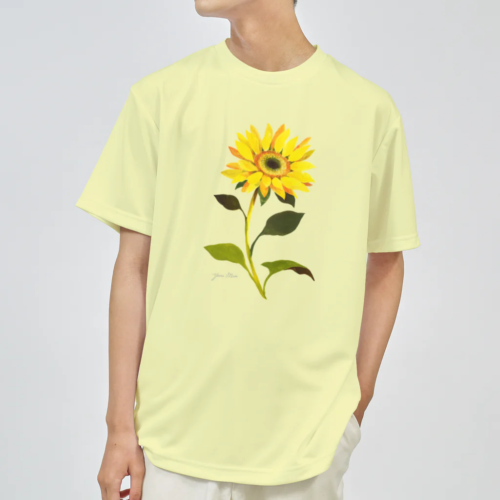 YURI MIUの向日葵 ＊ Sun Flower ドライTシャツ