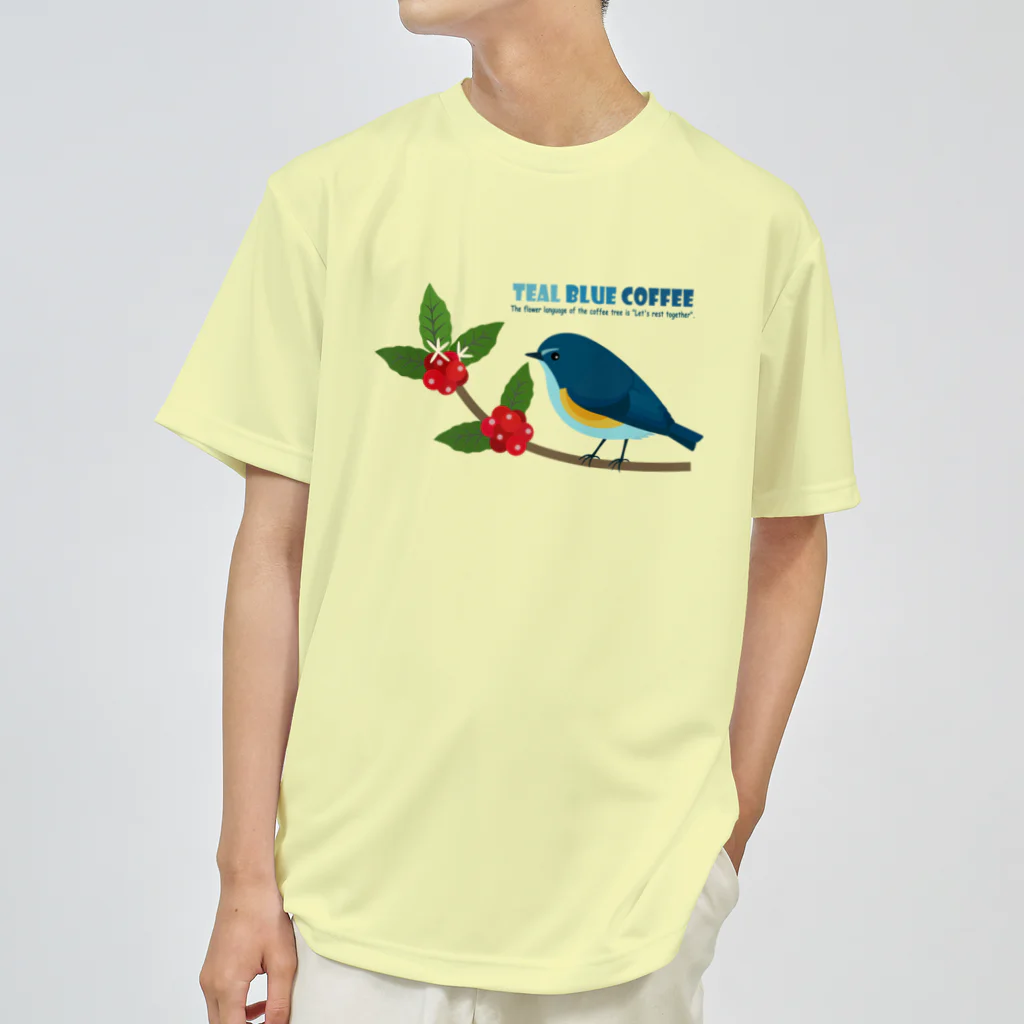 Teal Blue CoffeeのTeal Blue Bird Dry T-Shirt