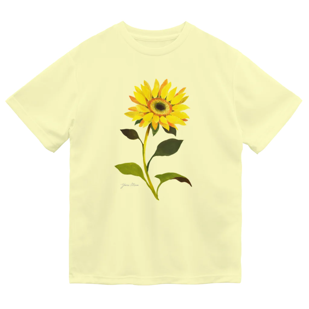 YURI MIUの向日葵 ＊ Sun Flower ドライTシャツ