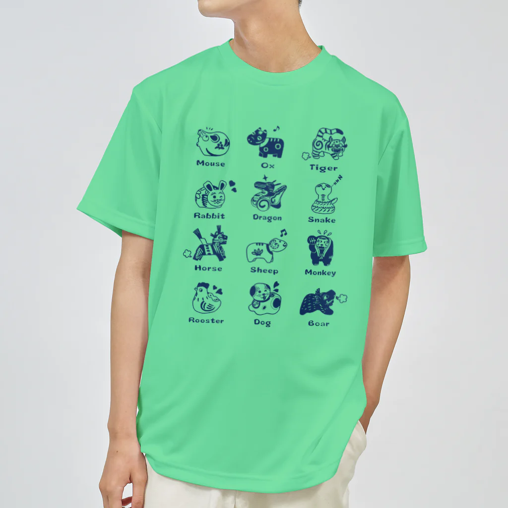 SU-KUのThe Zodiac of Fukushima ドライTシャツ