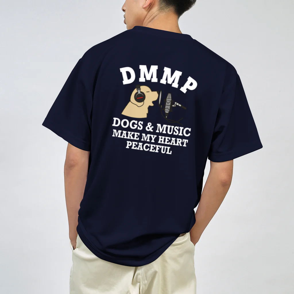 efrinmanのDMMP（文字白）（背面） ドライTシャツ