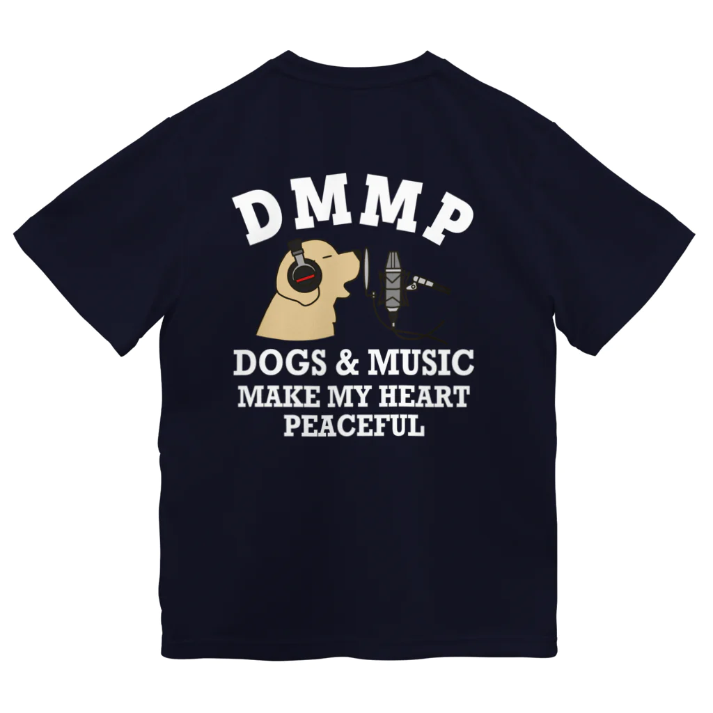 efrinmanのDMMP（文字白）（背面） ドライTシャツ