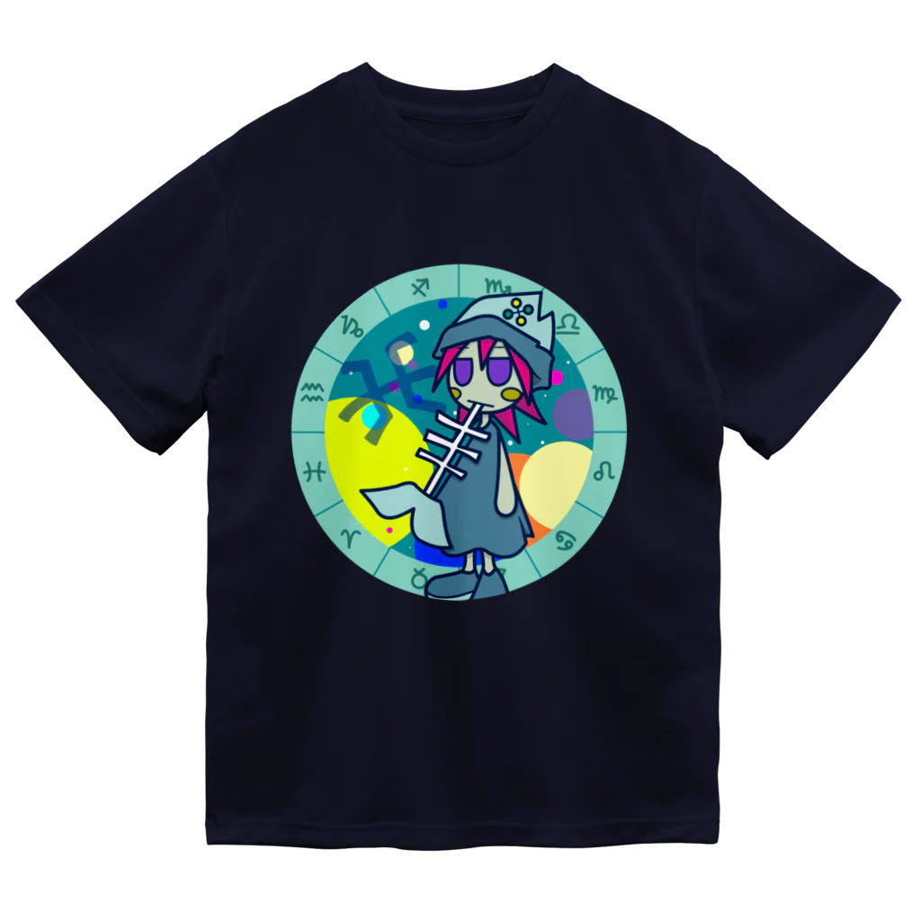 cosmicatiromのうお座 パターン2・フルカラー ドライTシャツ