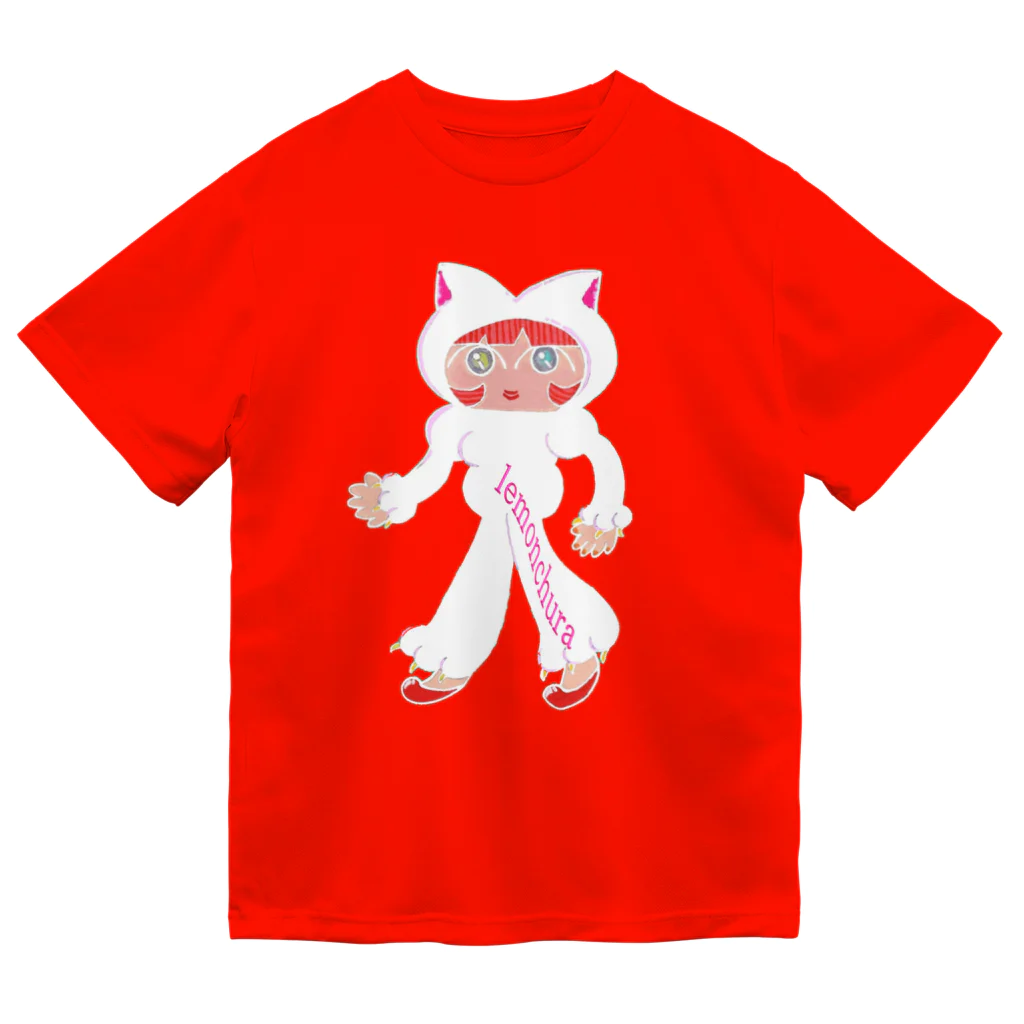 whiteuniva∞lemonchuraの白猫なユニヴァ Dry T-Shirt