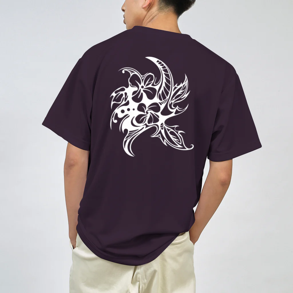 Tribal 70 Designのトライバル【花】 Dry T-Shirt