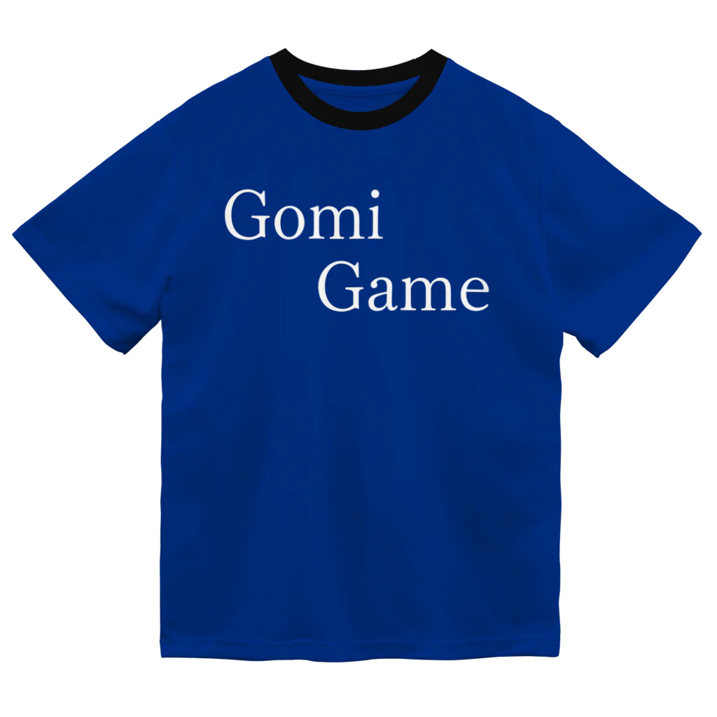 何屋未来 / なにやみらいのGomiGame 白文字 ドライTシャツ