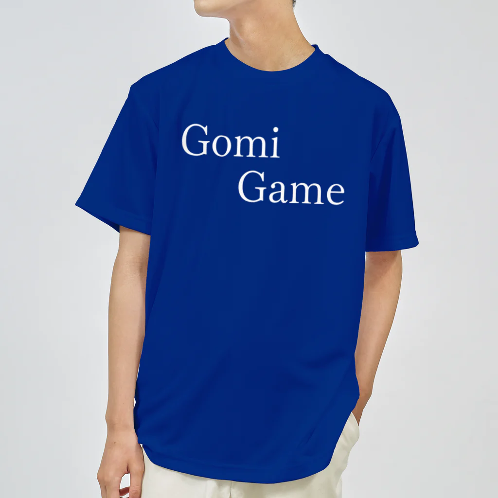 何屋未来 / なにやみらいのGomiGame 白文字 ドライTシャツ
