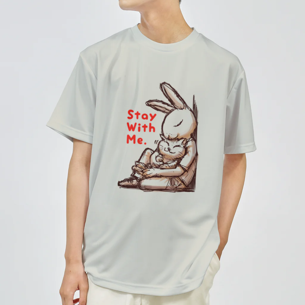 BeachBunnyのうさぎとねこ　Stay With Me Dry T-Shirt