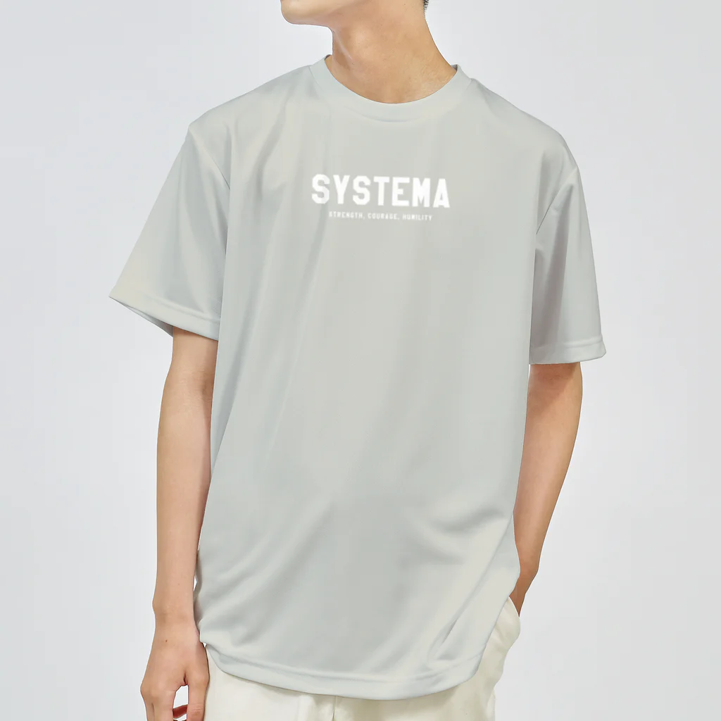 システマ東京のSYSTEMA【白文字】 ドライTシャツ