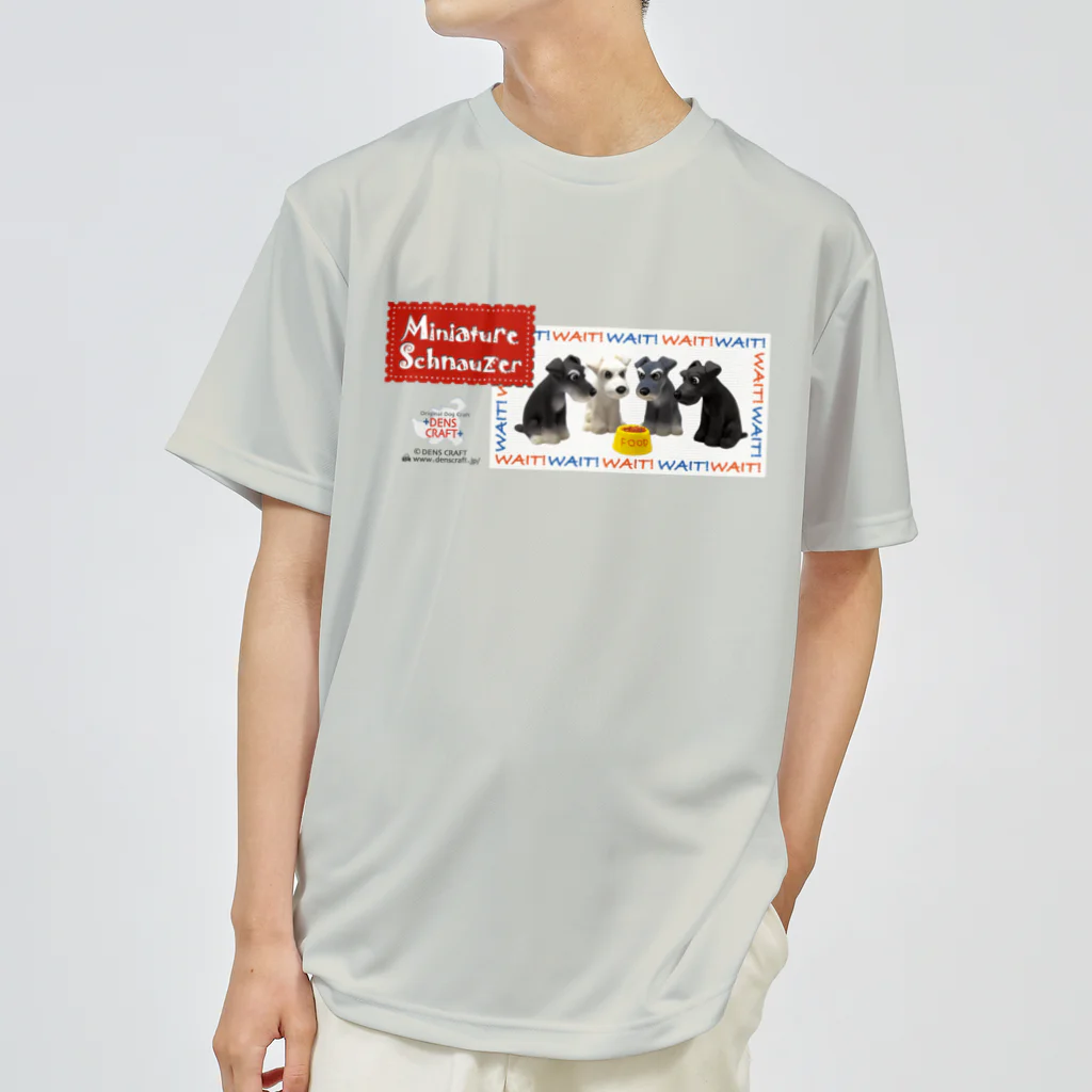 obosa_DENS/SABEAR_shop ＠SUZURIのDENS_WAITx4シュナ_ウェア Dry T-Shirt