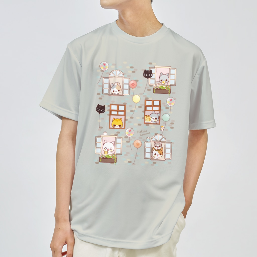 aska/ねこのかんづめのメゾン・ド・にゃんこ Dry T-Shirt