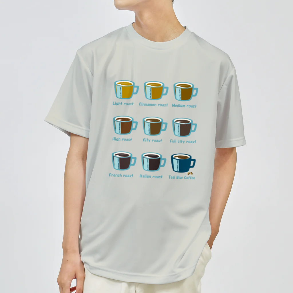 Teal Blue CoffeeのRoasted coffee Dry T-Shirt