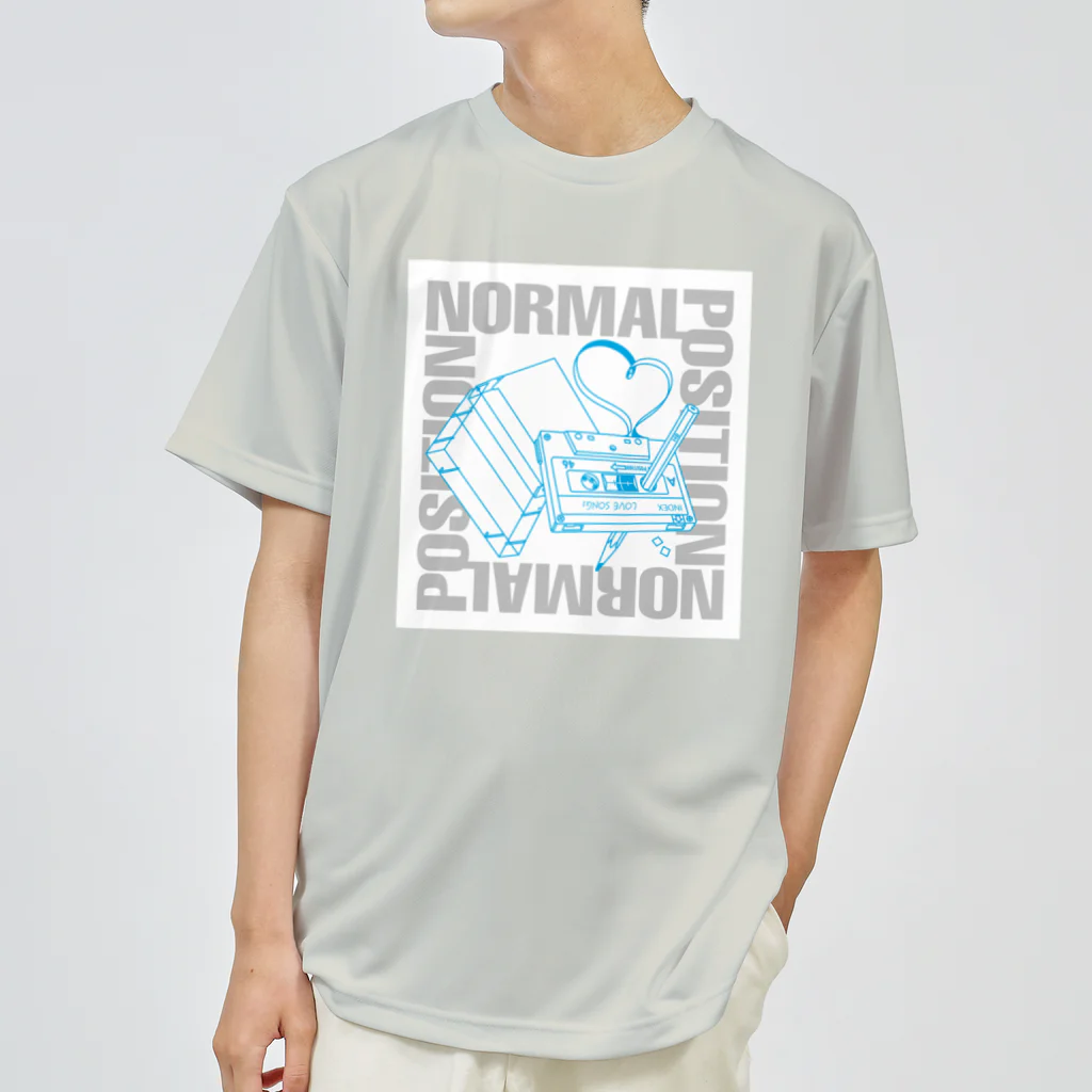 HBの鉛筆+のカセットテープ _NORMAL POSITION Dry T-Shirt