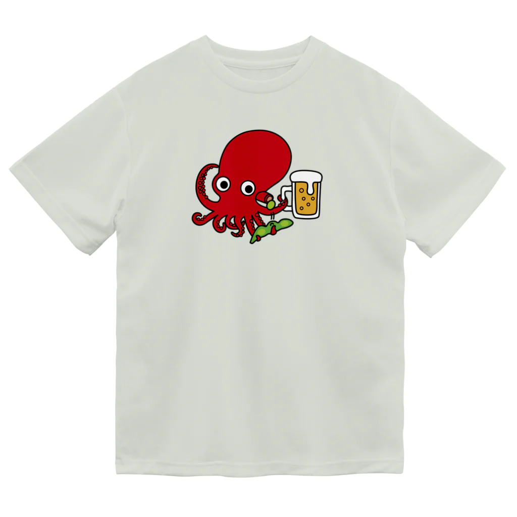 釣りバカ　Love Fishingの【NEW】タコとビールと枝豆 ドライTシャツ