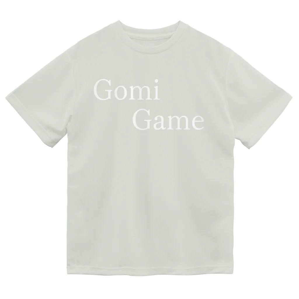 何屋未来 / なにやみらいのGomiGame 白文字 Dry T-Shirt