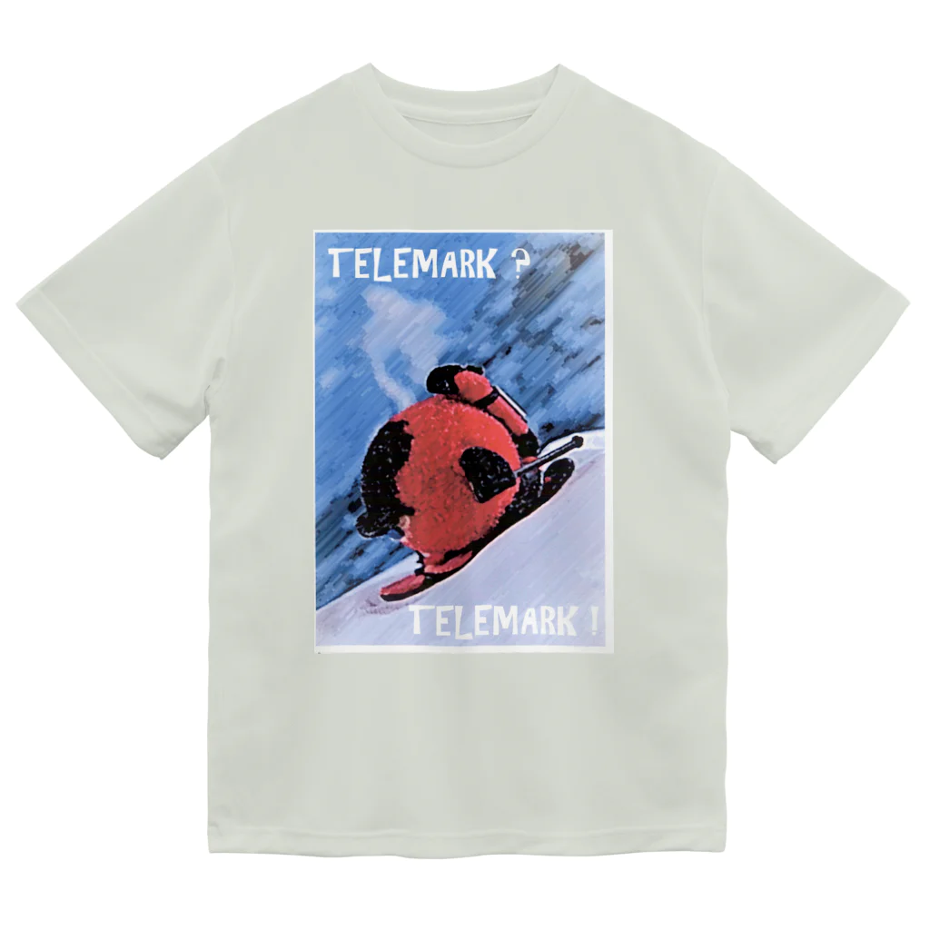 telemarukunのテレマーク　！ ドライTシャツ