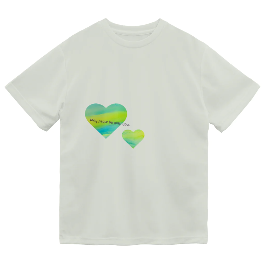 ONE OF A KINDのMay peace be with you Dry T-Shirt