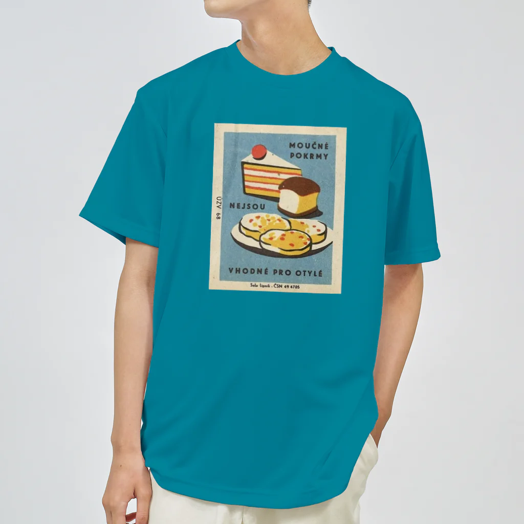YS VINTAGE WORKSのチェコ・スロヴァキア マッチ（パンとケーキ） Dry T-Shirt