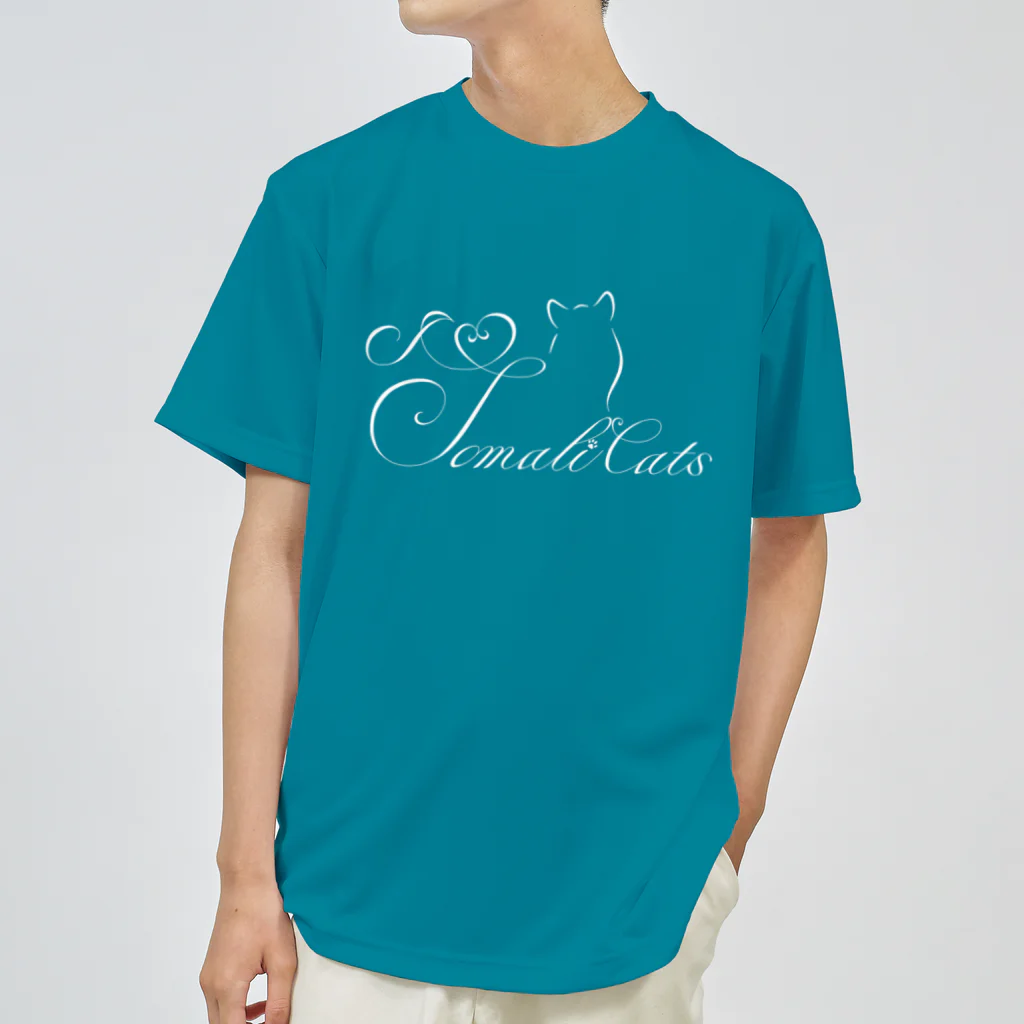 ORCATのI Love Somali Cats （ロゴホワイト） ドライTシャツ