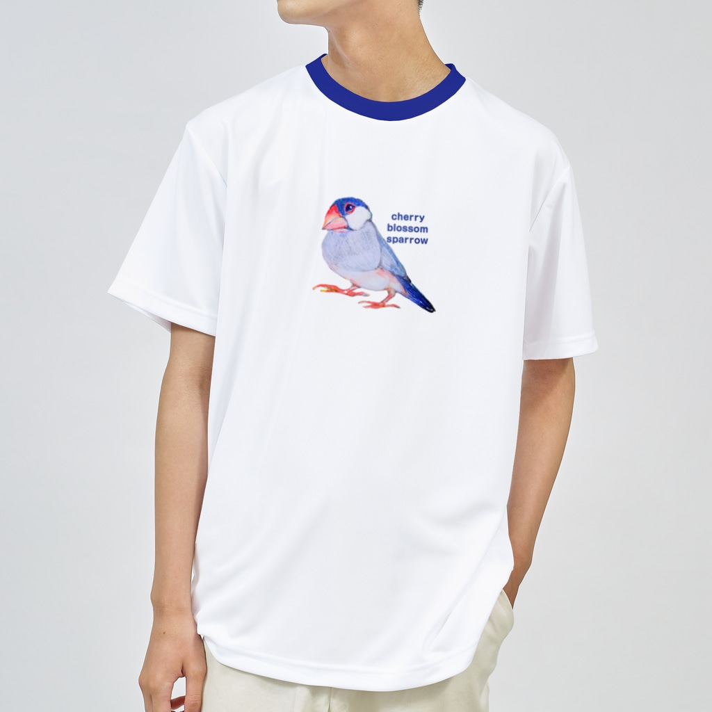 harupink🌸ペット似顔絵illustの水彩な文鳥様 Dry T-Shirt