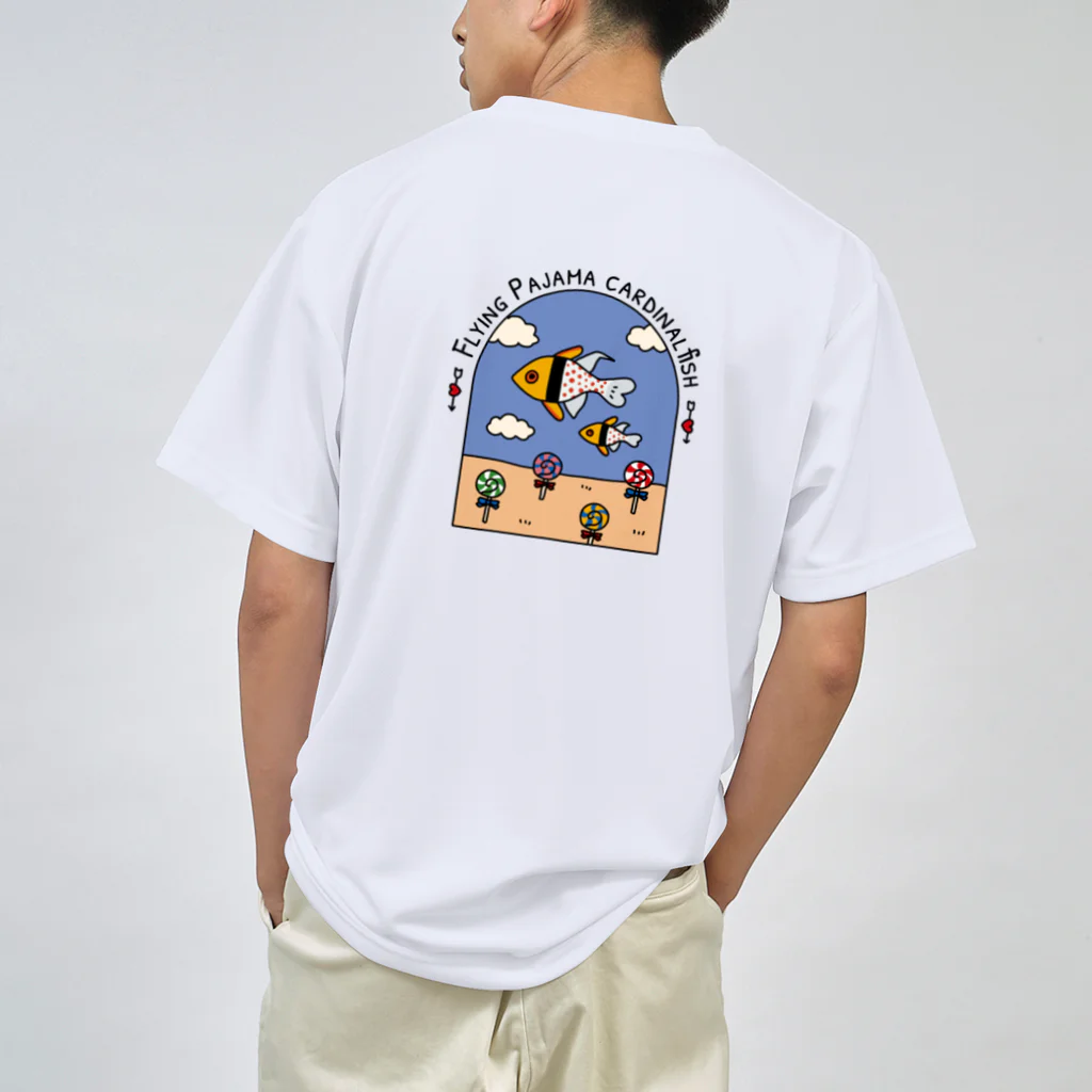 潮彩 shio-saiのマンジュウイシモチとロリポップ ドライTシャツ