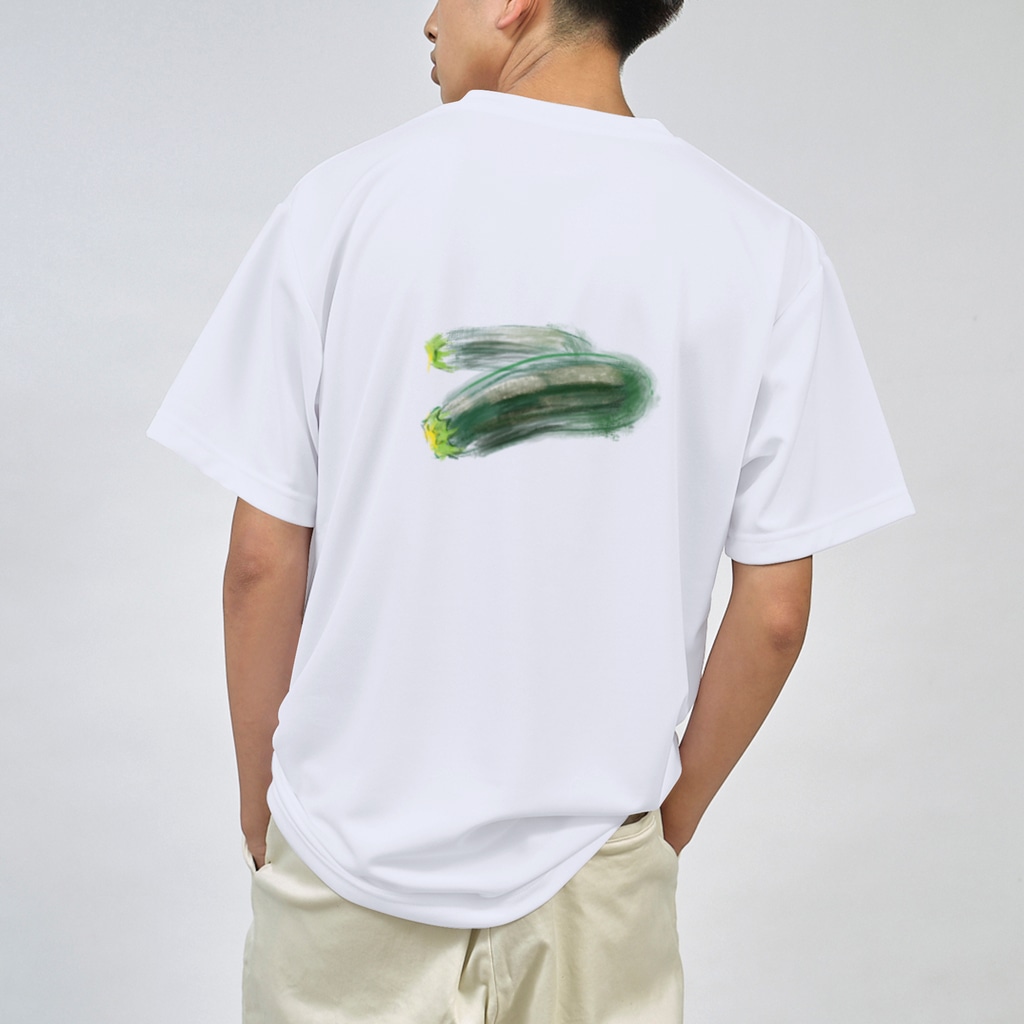 akane_art（茜音工房）のベジタブルT（ズッキーニ） Dry T-Shirt