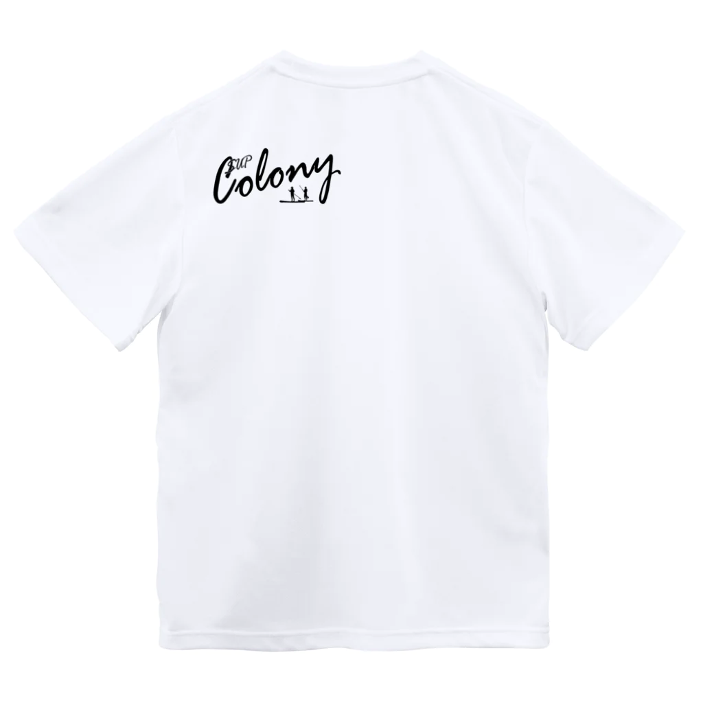 SUP-ColonyのSUP Colony Dry Tee Blackロゴ ドライTシャツ