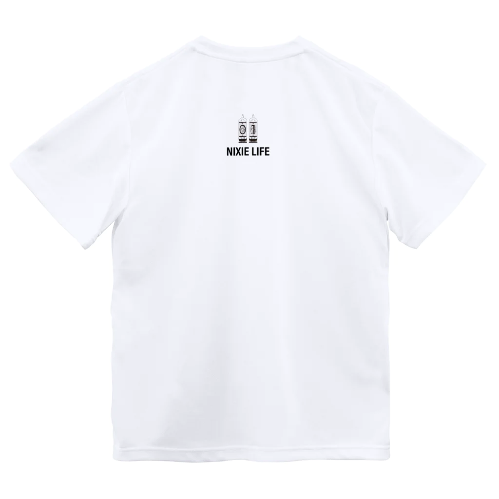 WINDVOICEのニキシー管Tシャツ・ニキシー管【01】白地（NIXIE LIFE） Dry T-Shirt