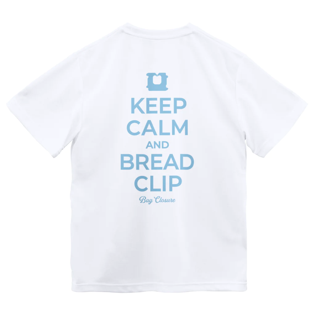 kg_shopの[☆両面] KEEP CALM AND BREAD CLIP [ライトブルー] ドライTシャツ