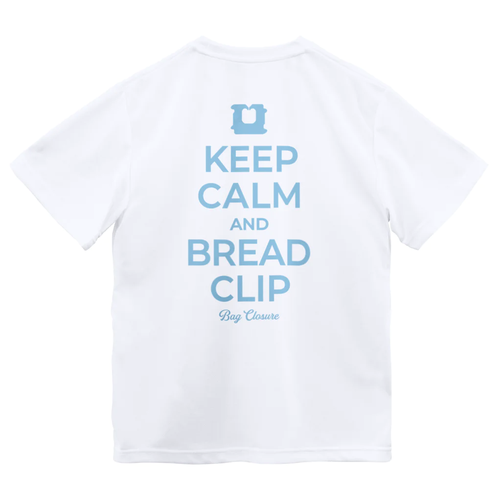 kg_shopの[★バック] KEEP CALM AND BREAD CLIP [ライトブルー] ドライTシャツ